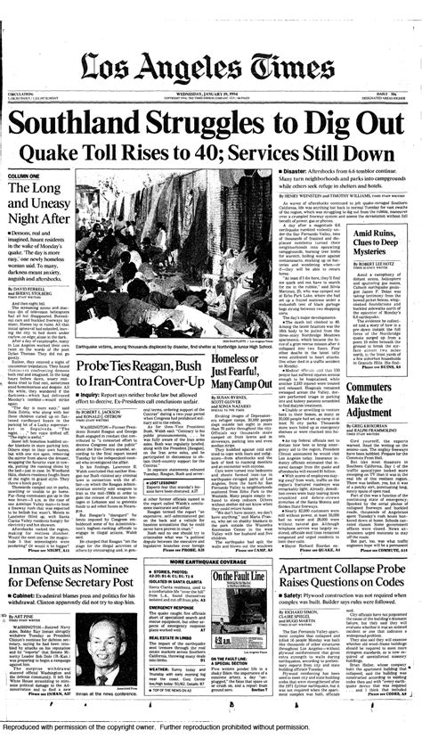 los angeles times section a.